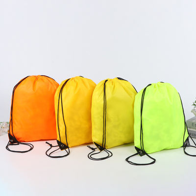 Saco de cordas de flanela corporativo para ombro duplo único e treinamento personalizado