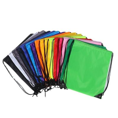 Saco de cordas de flanela corporativo para ombro duplo único e treinamento personalizado
