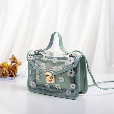 Pequena Daisy PVC Verão Coreano Modelos Transparentes Geleia Telefone Celular Bolsa de Tote personalizada