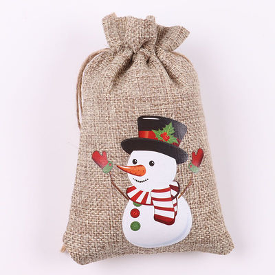 Saco de Jute com cordas de Natal aceitável para os requisitos da vida escolar diária