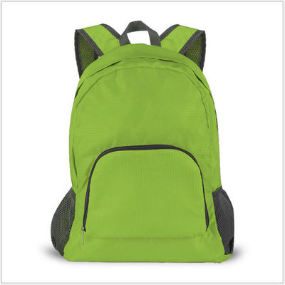 Ultralight Outdoor Sports Travel Backpack com Logotipo Personalizado Impressão Padrão Zipper fechamento