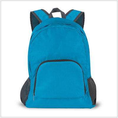 Ultralight Outdoor Sports Travel Backpack com Logotipo Personalizado Impressão Padrão Zipper fechamento