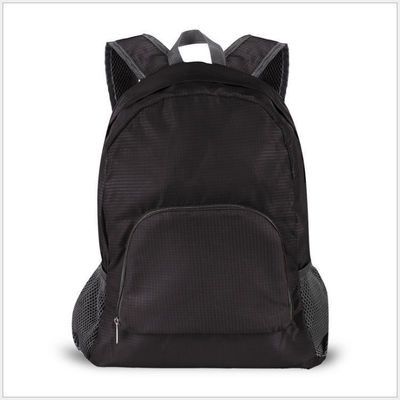 Ultralight Outdoor Sports Travel Backpack com Logotipo Personalizado Impressão Padrão Zipper fechamento