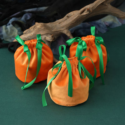 Bolsa de presente de doces de veludo para casamentos e festas Logotipo personalizado aceito