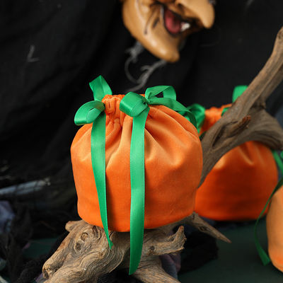 Bolsa de presente de doces de veludo para casamentos e festas Logotipo personalizado aceito