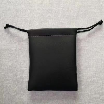 OEM/ODM aceitável Custom PU Leather Dust Drawstring Bag para organização de jóias