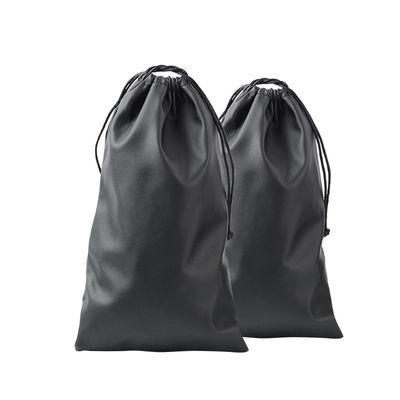 OEM/ODM aceitável Custom PU Leather Dust Drawstring Bag para organização de jóias