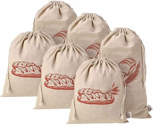 Algodão suave Vestuário de jóias Bolsa de logotipo personalizado Impressão de cordas de desenho Embalagem cosmética
