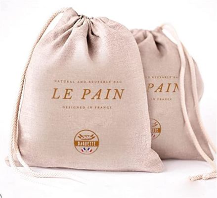 Algodão suave Vestuário de jóias Bolsa de logotipo personalizado Impressão de cordas de desenho Embalagem cosmética