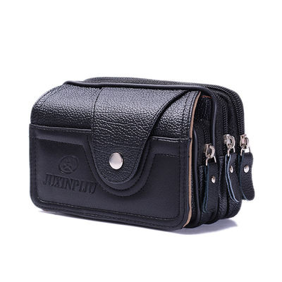 Saco de cartão personalizado de cowhide mais recente estilo da moda camada superior de coleta cartão bancário