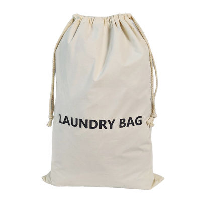 Design Jumbo Drawstring Mochila para roupas pesadas de algodão e linho