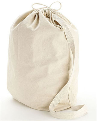Design Jumbo Drawstring Mochila para roupas pesadas de algodão e linho