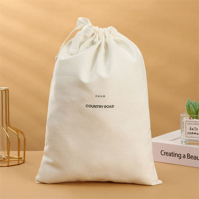 Design Jumbo Drawstring Mochila para roupas pesadas de algodão e linho