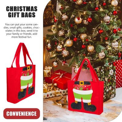Presentes de Natal Saco Tote com alças cor personalizada e fabricação profissional