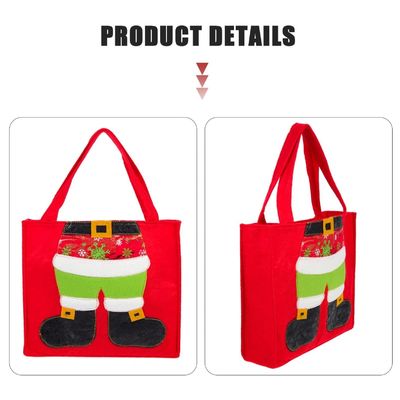 Presentes de Natal Saco Tote com alças cor personalizada e fabricação profissional
