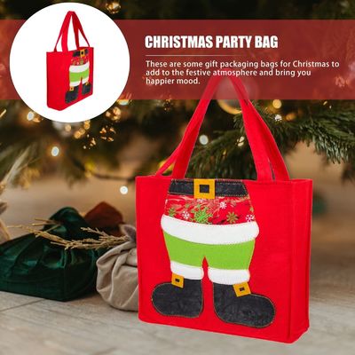 Presentes de Natal Saco Tote com alças cor personalizada e fabricação profissional