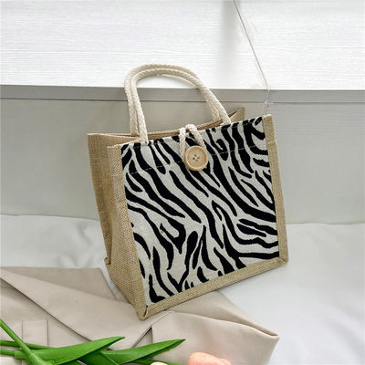 Eco-friendly Canvas Clutch Style Low Moq Reciclável Plain Hessian Gift Mini Jute Bags