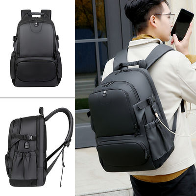 Mochila de poliéster de alta capacidade para escritório e exterior