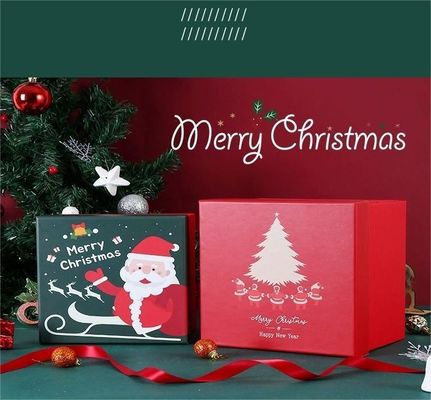 Embalagem Para Crianças Doces Mais Novas Bolsas de Presente de Natal Modernas com Papai Noel e Elk