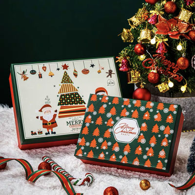 Embalagem Para Crianças Doces Mais Novas Bolsas de Presente de Natal Modernas com Papai Noel e Elk