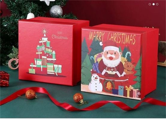 Embalagem Para Crianças Doces Mais Novas Bolsas de Presente de Natal Modernas com Papai Noel e Elk
