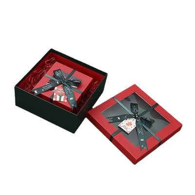 Caixa de embalagem de Natal de luxo de cor personalizada Aceitável OEM / ODM para presentes personalizados