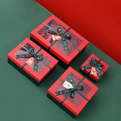 Caixa de embalagem de Natal de luxo de cor personalizada Aceitável OEM / ODM para presentes personalizados