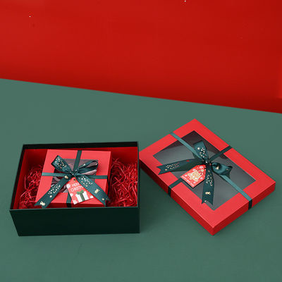 Caixa de embalagem de Natal de luxo de cor personalizada Aceitável OEM / ODM para presentes personalizados