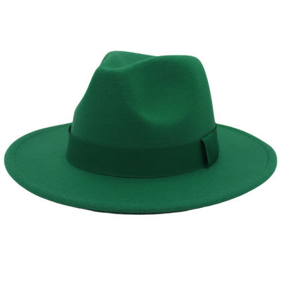 British Style Lace Accessory Cashmere Felt Hat para Homens e Mulheres em Four Seasons Jazz Hat