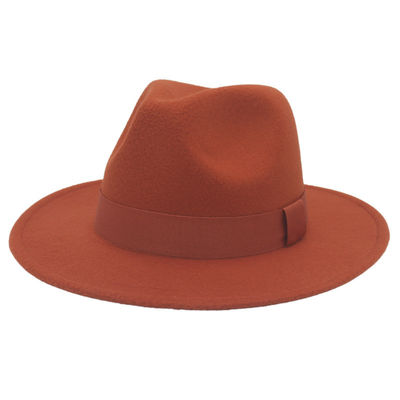 British Style Lace Accessory Cashmere Felt Hat para Homens e Mulheres em Four Seasons Jazz Hat