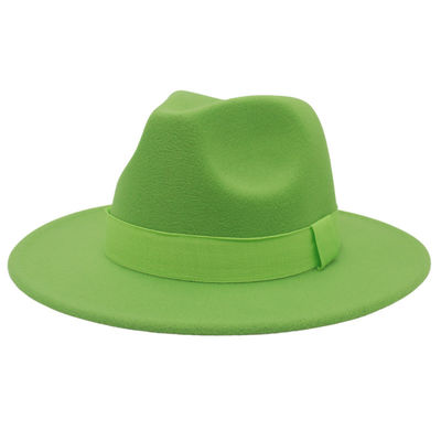 British Style Lace Accessory Cashmere Felt Hat para Homens e Mulheres em Four Seasons Jazz Hat