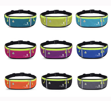 Desportos ao ar livre de nylon Correndo Jogging Saco de cintura Impotente telefone Faixa de cintura Fitness Elastic Fanny Pack