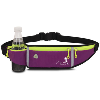 Desportos ao ar livre de nylon Correndo Jogging Saco de cintura Impotente telefone Faixa de cintura Fitness Elastic Fanny Pack