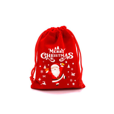 Saco de Natal Gigante de Veludo Vermelho Saco de Natal com Logotipo Personalizado