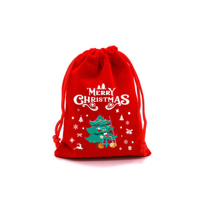 Saco de Natal Gigante de Veludo Vermelho Saco de Natal com Logotipo Personalizado
