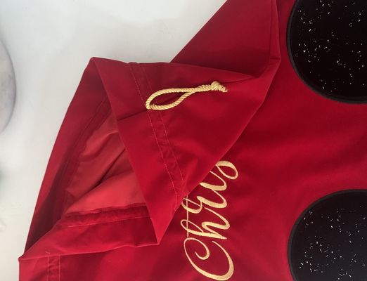 Saco de Natal Gigante de Veludo Vermelho Saco de Natal com Logotipo Personalizado
