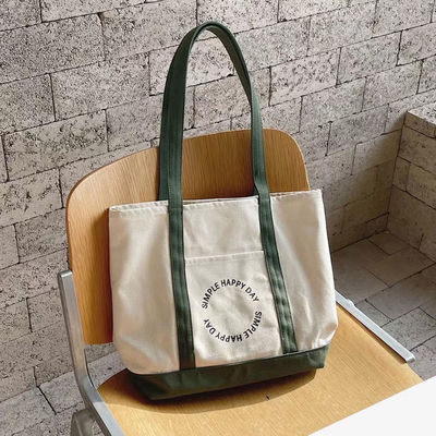 Vida escolar diária Bolsas personalizadas de tela grande para homens e mulheres
