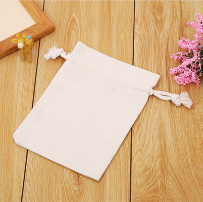 Saco de velas de tecido de algodão de fundo redondo e eco-friendly para embalagens de jóias