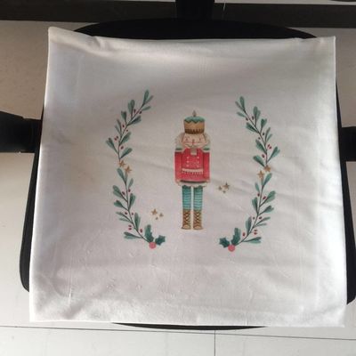Bolsa de cordas de Natal de sublimação de cores personalizadas para embrulho de presentes personalizados