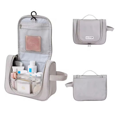 Bolsa de higiene pessoal de poliéster de cor personalizada perfeita para as necessidades da vida diária das mulheres