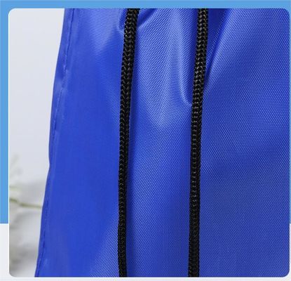 Fechamento de cordas Logotipo personalizado Saco de cordas de nylon Mochila reciclada Poliéster impermeável