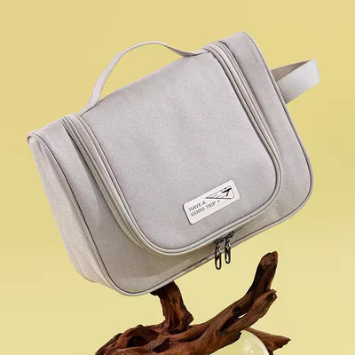 Bolsa de higiene pessoal de poliéster de cor personalizada perfeita para as necessidades da vida diária das mulheres