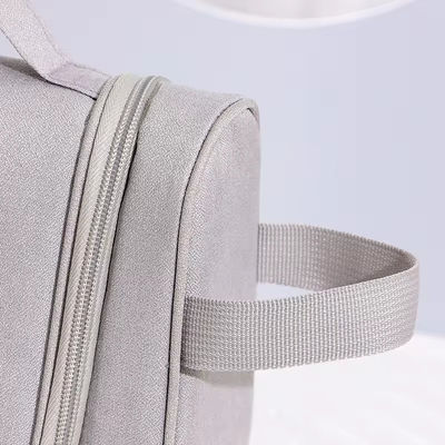 Bolsa de higiene pessoal de poliéster de cor personalizada perfeita para as necessidades da vida diária das mulheres