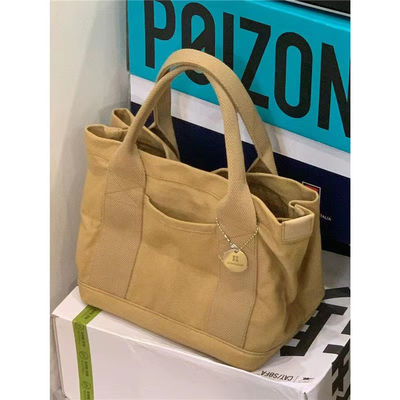 Logotipo personalizado Bolsa de mão de grande capacidade para estudantes universitários OEM / ODM e perfeita para praia