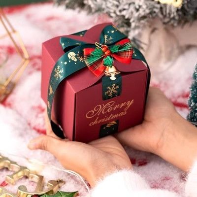 Bolsa de Natal em papel personalizada embalagem de presentes com materiais reciclados