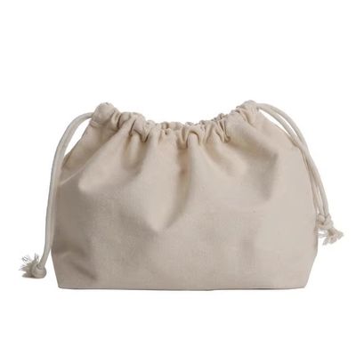 Bolsa de algodão orgânico Logotipo personalizado aceito