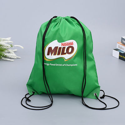 Fashion Style Bolsa de ginástica de poliéster reciclado personalizado para esportes e fitness