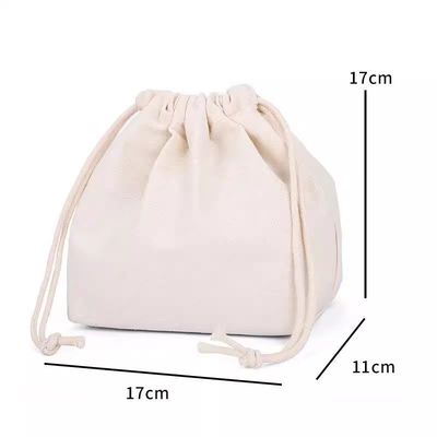 Bolsa de algodão orgânico Logotipo personalizado aceito