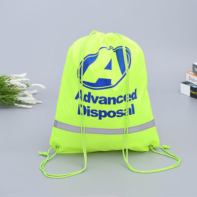 Fashion Style Bolsa de ginástica de poliéster reciclado personalizado para esportes e fitness