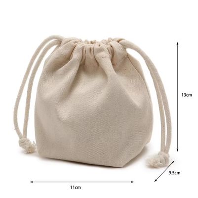 Bolsa de algodão orgânico Logotipo personalizado aceito